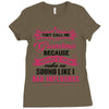 They Call Me Grandma Partner In Crime Funny Ladies Fitted T-Shirt