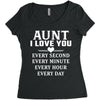 I Love You Aunt Women's Triblend Scoop T-shirt