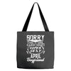 This Girl Is Taken By A Super Sexy April Boyfriend Tote Bags