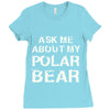 ask me about my polar bear Ladies Fitted T-Shirt