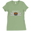 hockey mom rhinestone Ladies Fitted T-Shirt