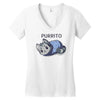 blanket purrito Women's V-Neck T-Shirt