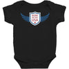born in the usa Baby Bodysuit