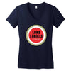 luke strikes Women's V-Neck T-Shirt