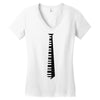piano tie Women's V-Neck T-Shirt