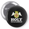 Holly Guacamole Pin-back button