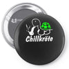 chillkrote smoke weed punk gras Pin-back button
