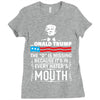 Donald trump The D Is Missing Ladies Fitted T-Shirt