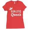 baking queen Ladies Fitted T-Shirt