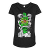 smoking Maternity Scoop Neck T-shirt