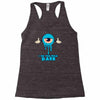 monster eye blue Racerback Tank