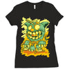 cat monster Ladies Fitted T-Shirt