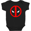 deadpool logo avengers marvel comics gift Baby Bodysuit