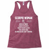 Scorpio Woman Racerback Tank