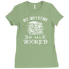 booked all weekend Ladies Fitted T-Shirt