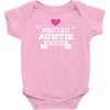 Worlds Best Auntie Ever Baby Onesie