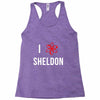 i heart sheldon Racerback Tank