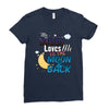 mom moon&amp;back Ladies Fitted T-Shirt