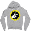 kurupt fm throw up your k's Zipper Hoodie