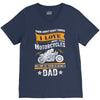 Motorcycles Dad V-Neck Tee