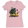 moving castle grayskull Ladies Fitted T-Shirt