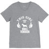 This Girl Loves Her Bull Terrier V-Neck Tee