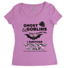 ghost &amp; goblins don't scare me! i survived carcionid cancer please sup Women's Triblend Scoop T-shirt
