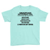 Smartass November Girl Youth Tee