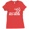 robocop inspired ed 209 Ladies Fitted T-Shirt