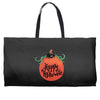 happy halloween Weekender Totes