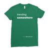 trending somewhere Ladies Fitted T-Shirt