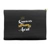 queens are born in april Accessory Pouches