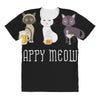 happy meowr All Over Women's T-shirt