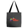 racing rainbow Tote Bags