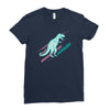 ask me about dinosaurs Ladies Fitted T-Shirt