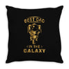Best Dad in The Galaxy Throw Pillow