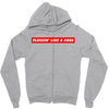 flossin' like a boss Zipper Hoodie