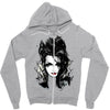 spider web Zipper Hoodie
