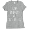 boys in books are just better Ladies Fitted T-Shirt