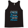 Papa Was Created because Grankids Need Real Heroes Tank Top