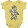 mario text Baby Bodysuit