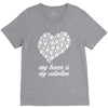 my boxer is my valentine V-Neck Tee
