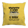 halloween is scary but carcinoid cancer is deadly spread the word help Throw Pillow