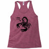 scorpio zodiac Racerback Tank