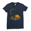Total Solar Eclipse Camp Ladies Fitted T-Shirt