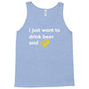 i just want to drink beer and brick Tank Top