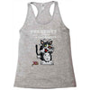 anxious cat Racerback Tank