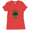 one cheer for broccoli Ladies Fitted T-Shirt