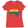 Lgbt Equality Australia Ladies Fitted T-Shirt