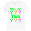 mystery tee shirt random funny cheap t shirt pop culture hipster graph Ladies Fitted T-Shirt